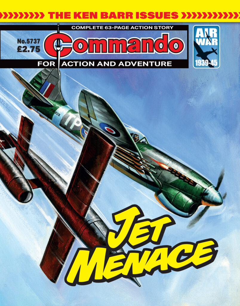 Commando 5737: Action and Adventure - Jet Menace
Story: Newark | Art: Amador | Cover: Ken Barr
First Published 1967 as Issue 287