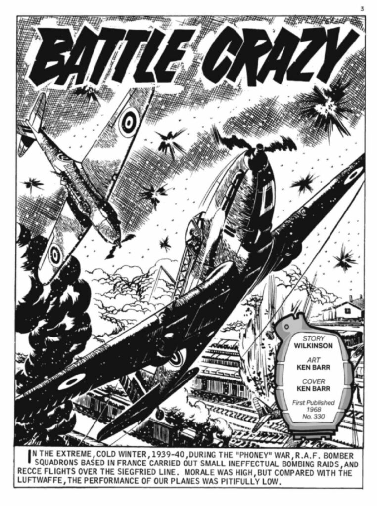 Commando 5738: Silver Collection - Battle Crazy Story: Wilkinson | Art: Ken Barr | Cover: Ken Barr First Published 1968 as Issue 330