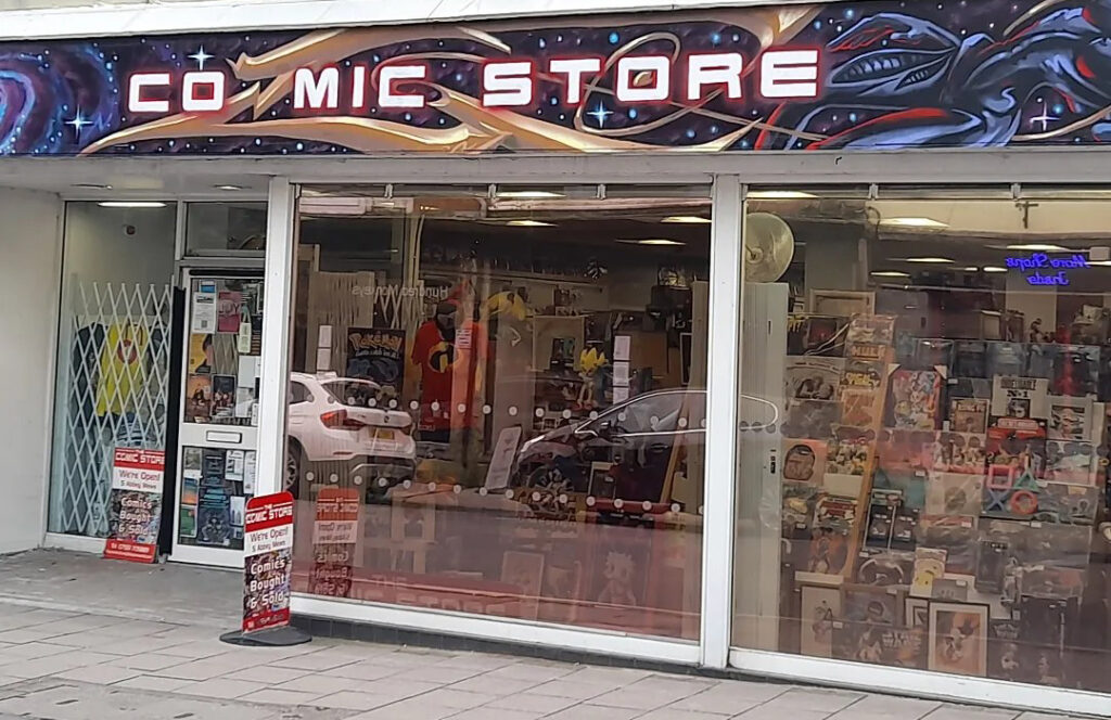 The Comic Store, High Street, Glastonbury