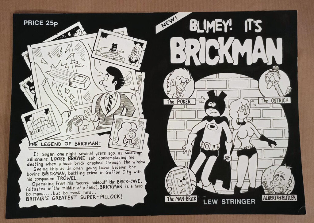 Blimey! It's Brickman cover by Lew Stringer (1983)
