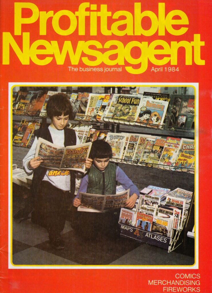 Profitable Newsagent, April 1984. With thanks to Lew Stringer