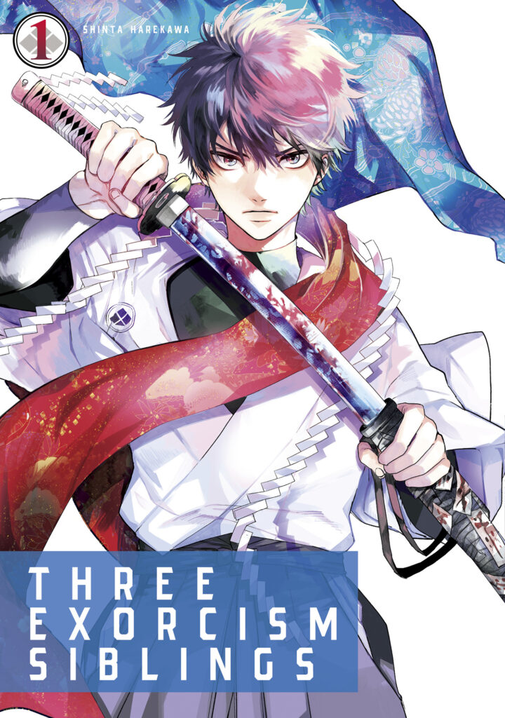THREE EXORCISM SIBLINGS VOLUME 1
Format: Manga
Writer/ Artist: Shinta Harekawa
Publisher: Titan Manga (Titan Comics imprint)
SC, B&W, 192pp, $12.99
On sale: April 16, 2024