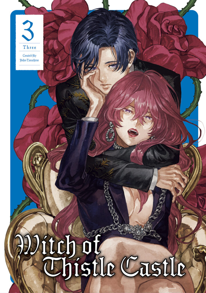 WITCH OF THISTLE CASTLE VOLUME 3
Author/Artist: John Tarachine
Publisher: Titan Manga (Titan Comics imprint)
SC, B&W, 160pp, $12.99
On sale: April 16, 2024