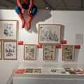 Comic art and Spider-man, too, part of the Cartoon Museum's "Heroes" exhibition (2024)