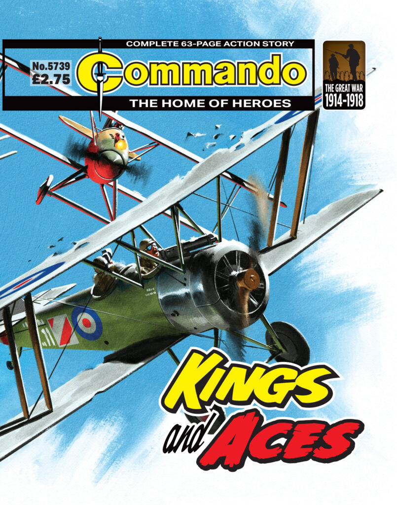 Commando 5739: Home of Heroes: King sand Aces
Story: Petri Hanninen | Art: Marc Viure | Cover: Neil Roberts