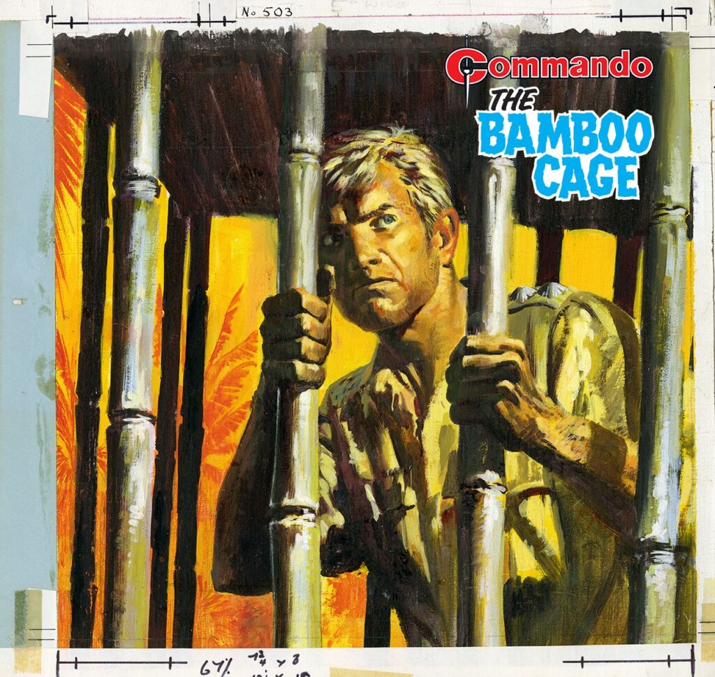 Commando 5740 - Gold Collection: The Bamboo Cage Story: CG Walker | Art: V Fuente | Cover: Penalva First Published 1970 as Issue 503