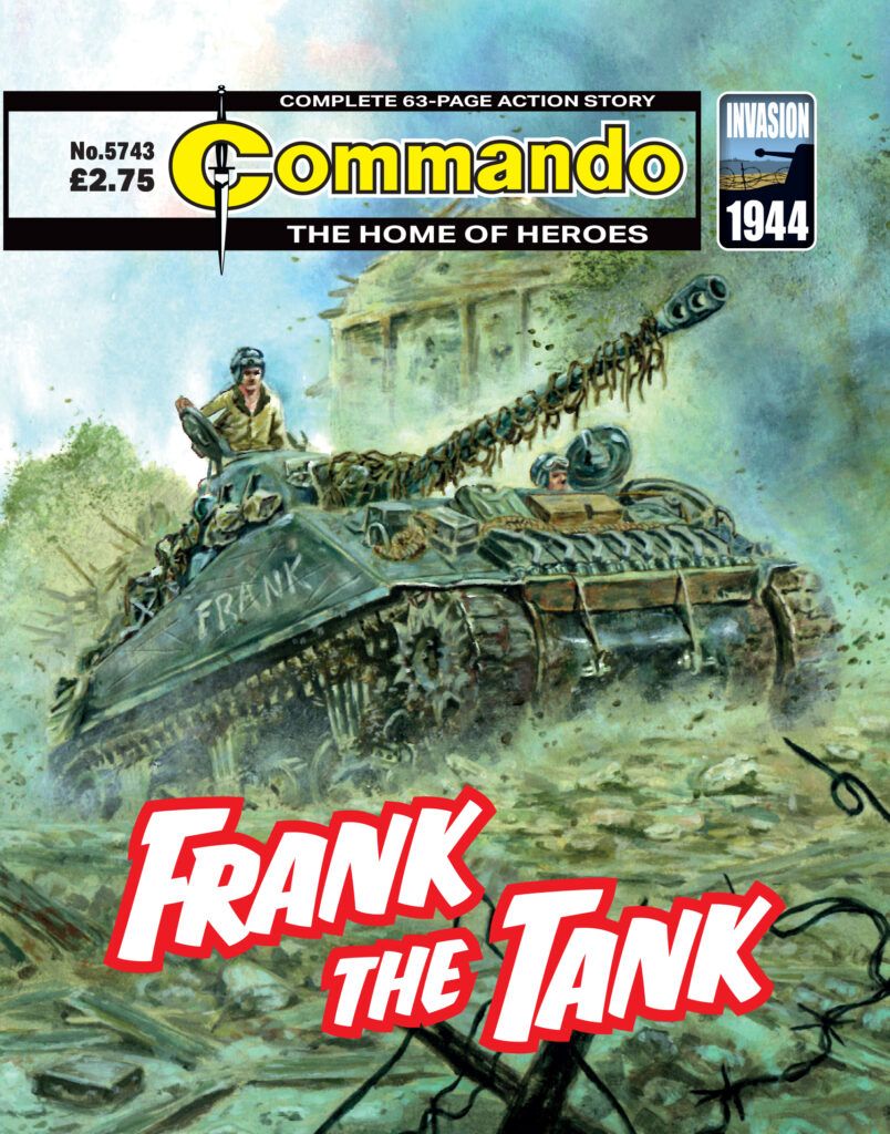 Commando 5743: Home of Heroes: Frank the Tank
Story: Brent Towns | Art: Jaume Forns | Cover: Marco Bianchini