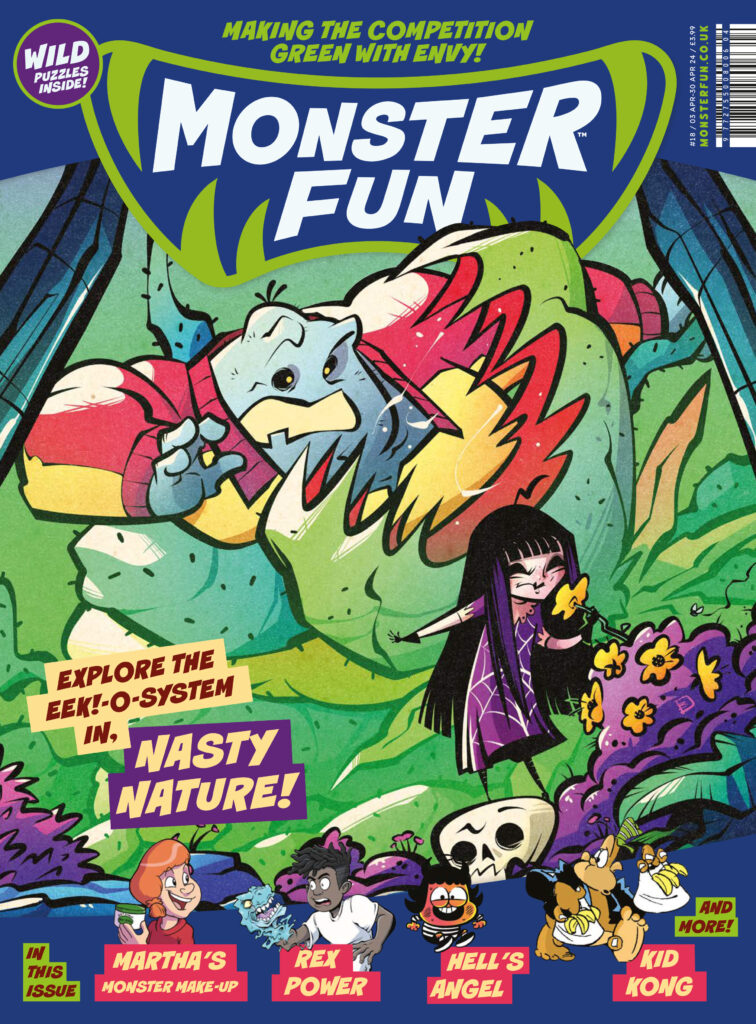 Monster Fun #18, cover by Dan Boultwood