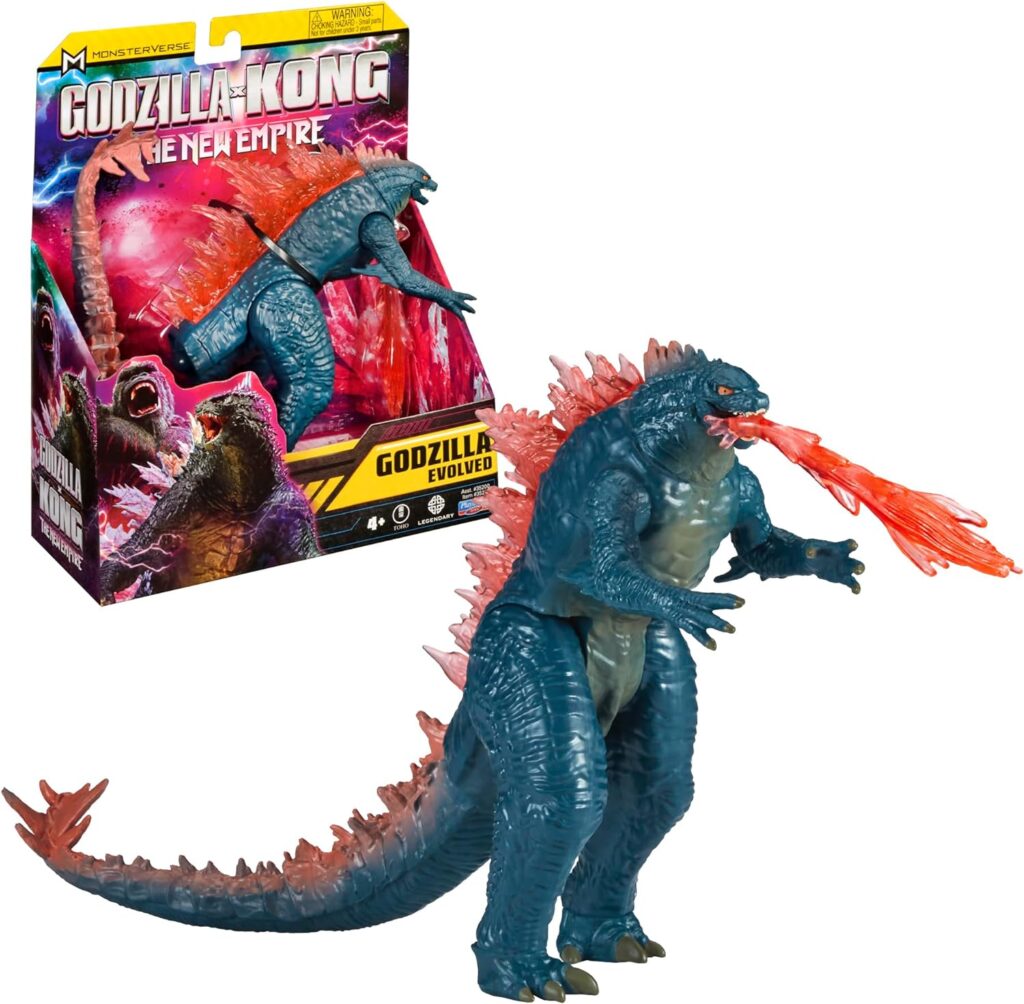 MonsterVerse Godzilla x Kong: The New Empire, 6-Inch Godzilla Evolved Action Figure Toy