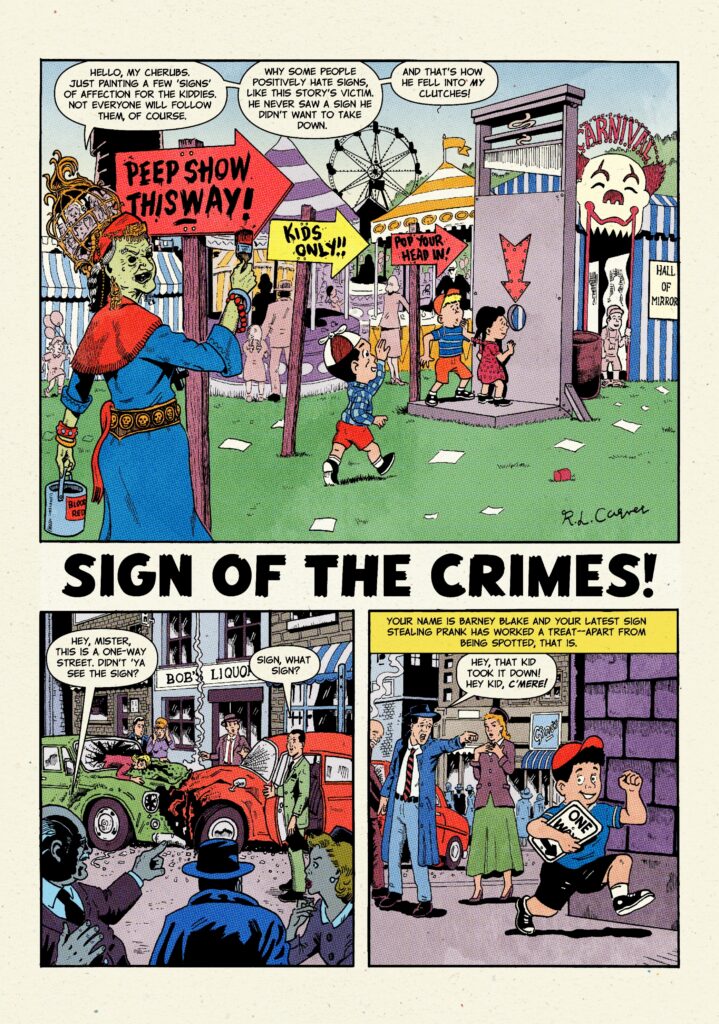 "Sign of the Crimes" by R. L. Carver - Page 1