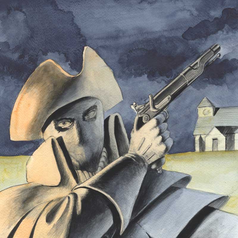 Strawjack - The Terror of Romney Marsh Cover SNIP - art by Keith Page