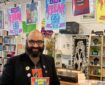 Comic artist Matt Simmons who also runs Zine Freak, an indie comics stall in Lancaster's Assembly Rooms Emporium
