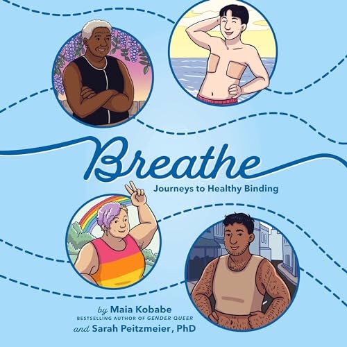Maia Kobabe’s upcoming graphic novel with Dr. Sarah Peitzmeier, Breathe: Journeys to Healthy Binding