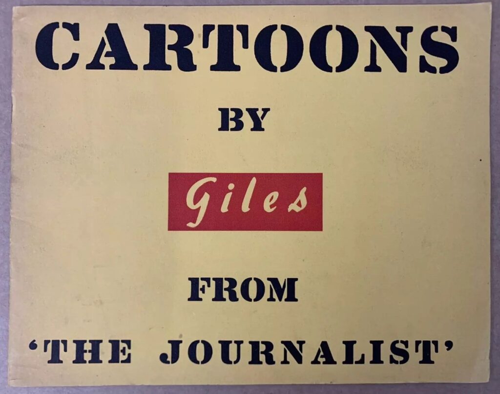 Cartoons by Giles from the Journalist (1948) - Cover