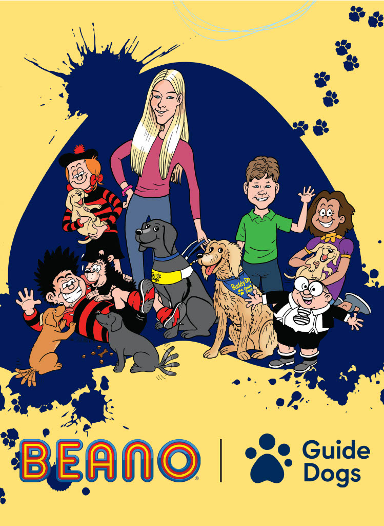 Beano and Guide Dogs comic story: A Buddy for Life (2024 COMIC)