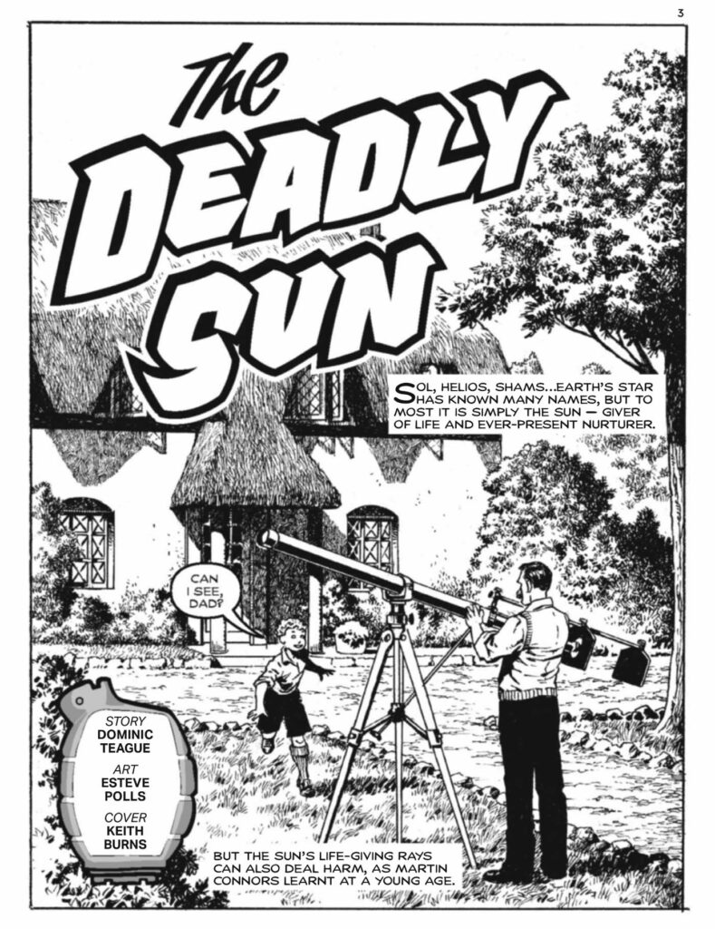Commando 5747: Home of Heroes: The Deadly Sun Story: Dominic Teague | Art: Esteve Polls | Cover: Keith Burns 