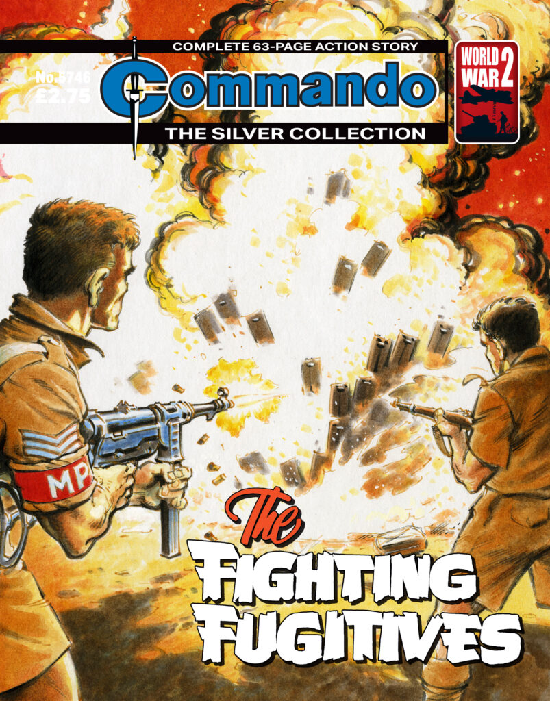 Commando 5750: Silver Collection: The Fighting Fugitives
Story: Staff | Art: Philpott | Cover: Jeff Bevan
First Published 1982 as Issue 1581