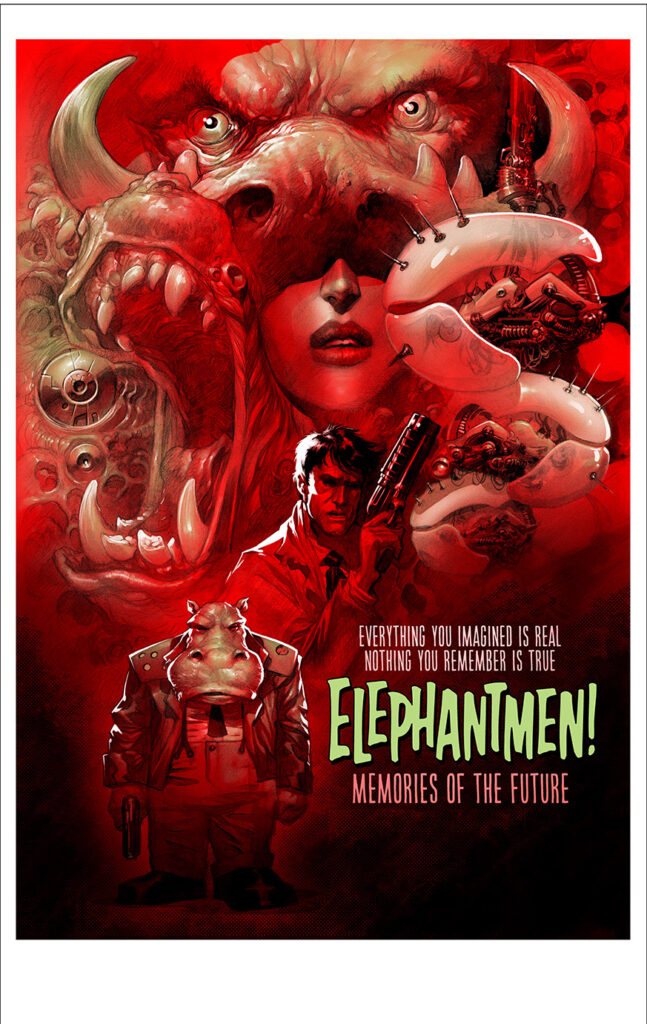 Elephantmen - Yvette Screenprint