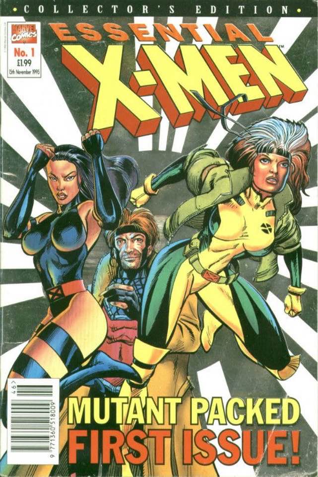 X-Men #1 (Marvel UK, 1995), coloured by John Michael Burns