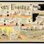 “Fort Fumble” by Leo Baxendale, possibly a strip for his Supercomic project, auctioned by Ewbanks in May 2024