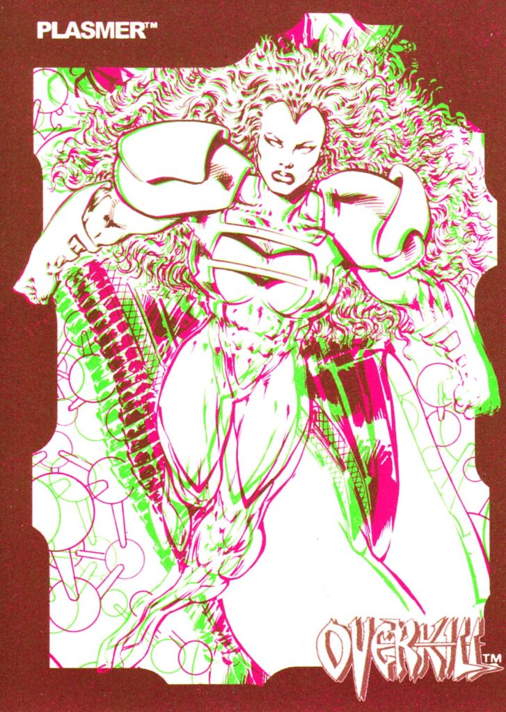 Plasmer - Overkill Trading Card (Marvel UK, 1993)