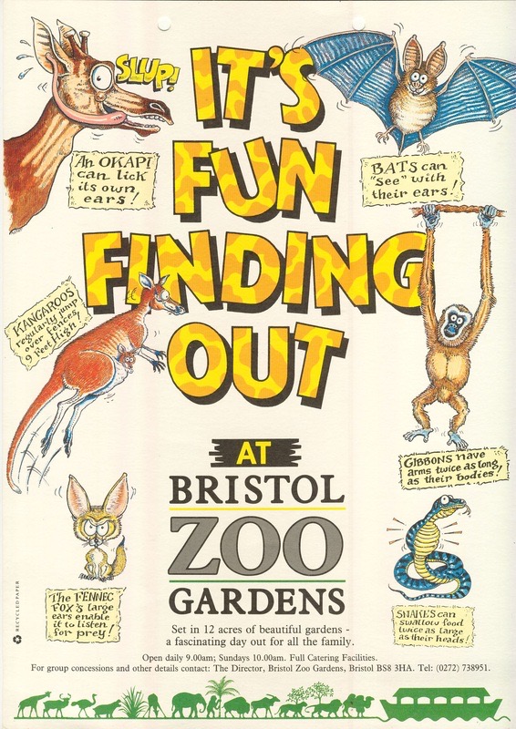 Bristol Zoo Gardens Poster by Phil Baber