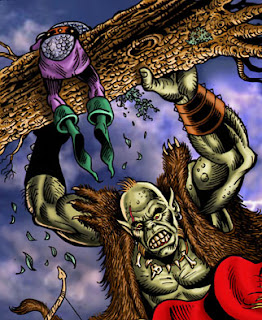 Promotional art for "The Saga of Zoran", an all-ages fantasy Saga created by Jon Haward, inked and coloured by John Stokes