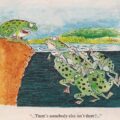 This cartoon gained Phil Baber a Runner-Up place in the BBC Wildlife Cartoonist of the Year competition in 1993