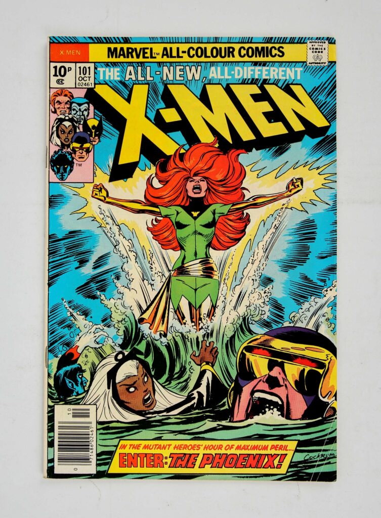 The Uncanny X-Men No. 101 featuring the first appearance of the Phoenix (Jean Gray) (Marvel Comics, 1976 onwards)