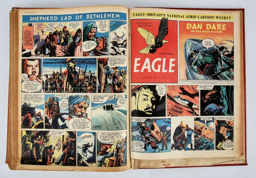 Eagle Comics (Volume 2) Nos. 1-52, bound volume - issues complete without cut coupons, missing value stamps or missing pages