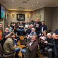 The gang's all here! Comic creators anf fans gather during Enniskillen Comic Fest. Photo: James Bacon