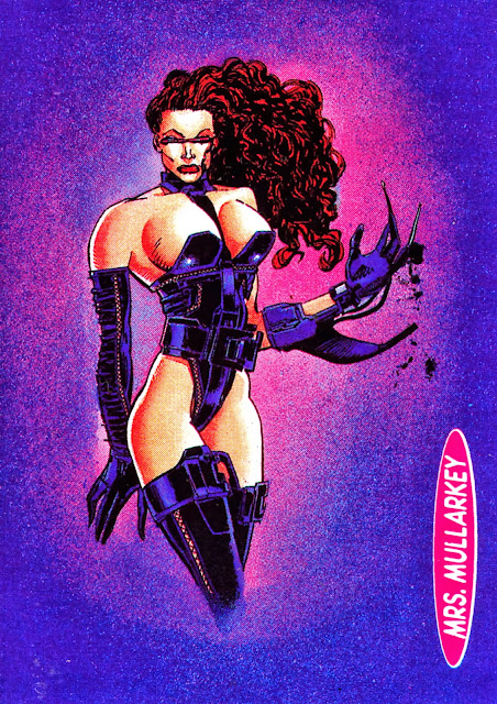 Mullarkey - Marvel UK Trading Card, given away with Plasmer #1, November 1993. Art by Edmund Perryman, inked by Cam Smith, coloured by John Burns