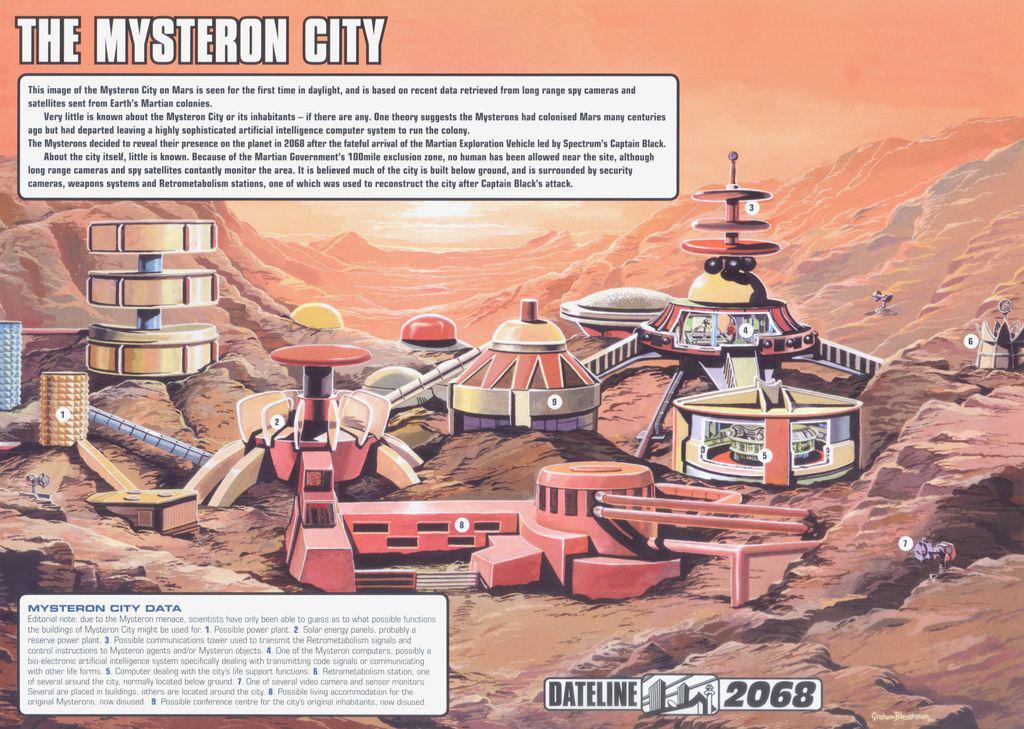 Mysteron City Cutaway by Graham Bleathman