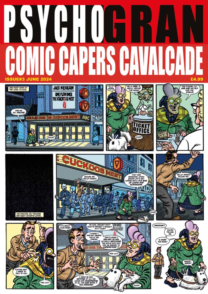 Psycho Gran Comic Capers Cavalcade #3 by David Leach - Cover