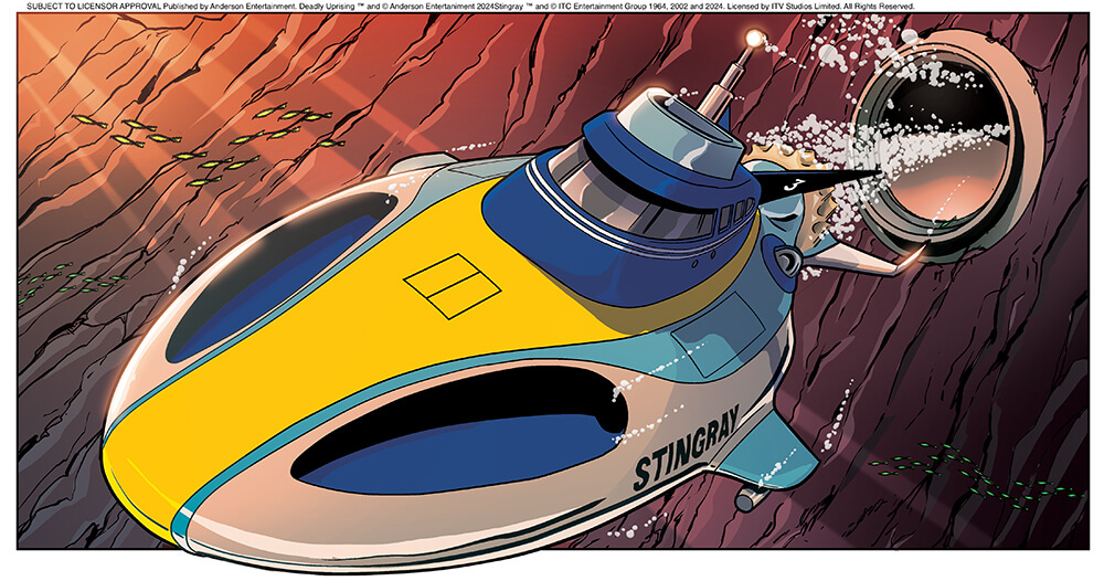 Stingray - Deadly Uprising - Voyage to Danger, art by Lee Sullivan and Connor Flanagan (Anderson Entertainment, 2024)