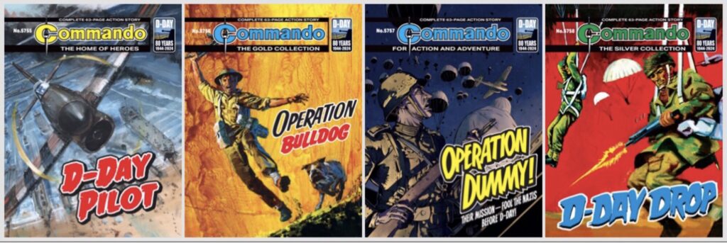 Commando D-Day special Issues 5755 - 5758