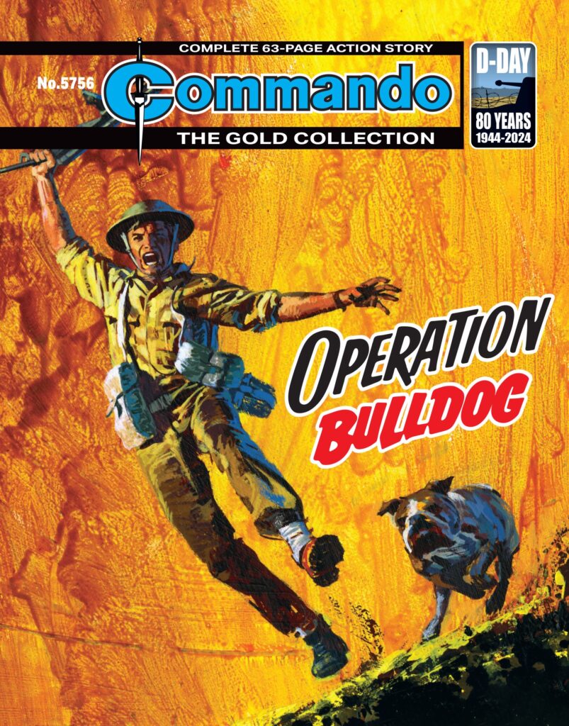 Commando 5756: Gold Collection - Operation Bulldog
Story: Allan | Art: V Fuente | Cover: Penalva
First Published 1969 as Issue 413