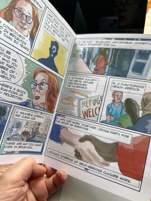 Comics Cultural Impact Collective - Above: A sample “Community Comic” by Myfanwy Tristram
