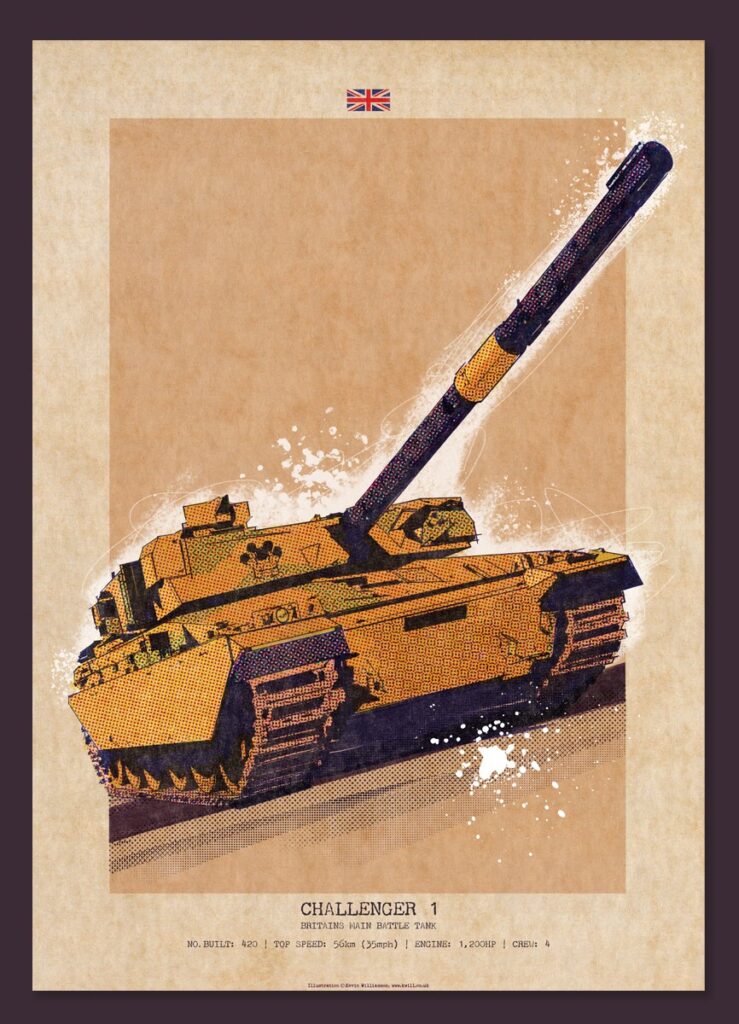 Tank art by Kevin Williamson, aka Kwill