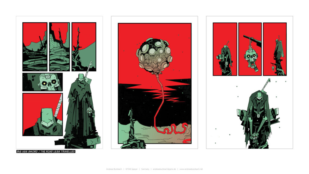 BIG-ASS SWORD by Andreas Butzbach (Writer, Artist) Out: 6th November 2025 Hardcover | 96 Pages ISBN: 978-1837865635