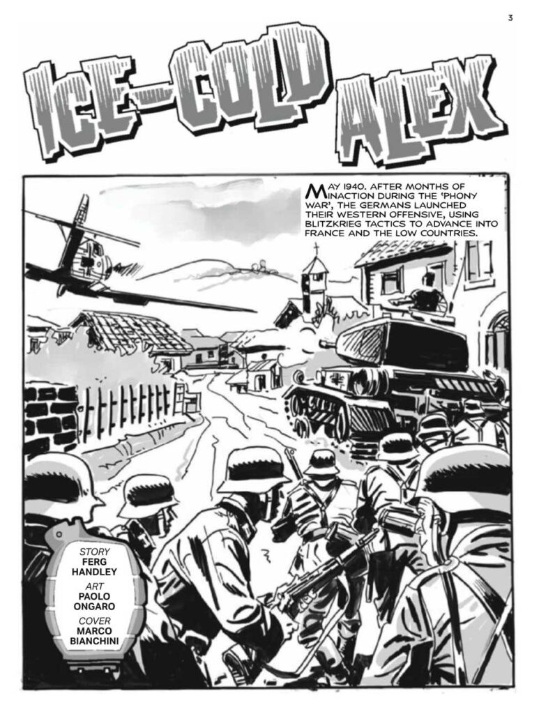 Commando 5765: Action and Adventure: Ice-Cold Alex Story: Ferg Handley | Art: Paolo Ongaro | Cover: Marco Bianchini