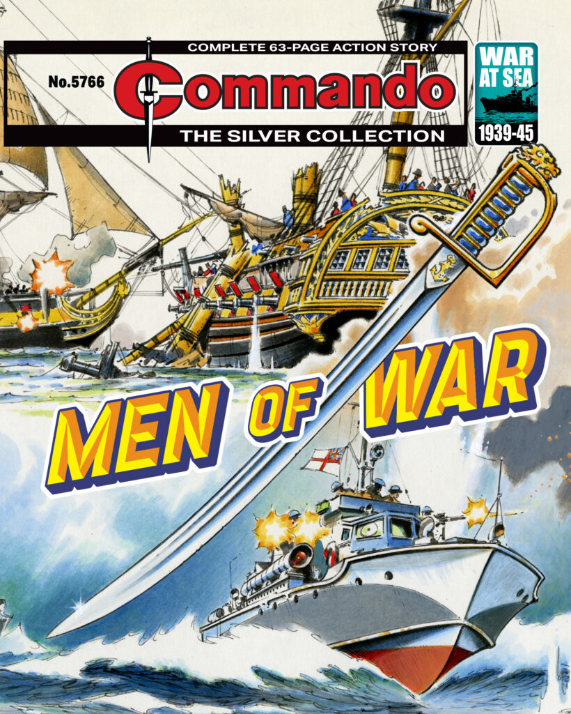 Commando 5766: Silver Collection: Men of War
Story: CG Walker | Art: Carmona | Cover: Jeff Bevan 
First Published 1982 as Issue 1605