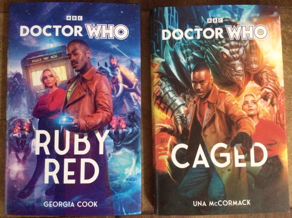Doctor Who novels Ruby Red and Caged (BBC Books, 2024)