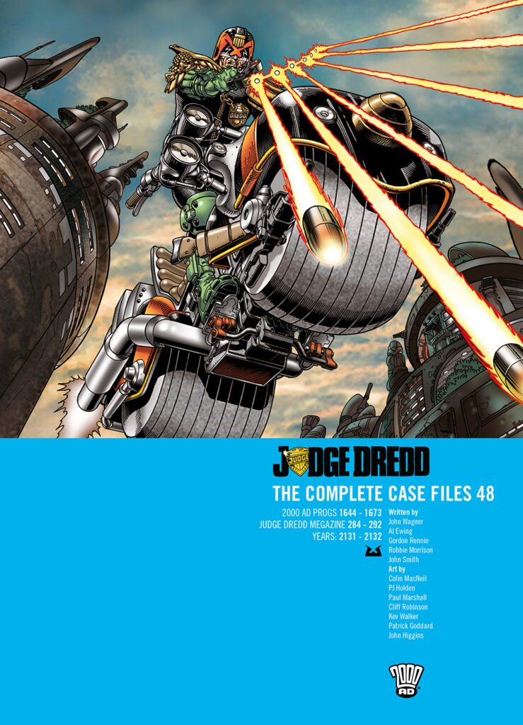 Judge Dredd: The Complete Case Files 48
By John Wagner, Al Ewing, Gordon Rennie et al
Out: Scheduled for 6th November 2025
Paperback | 304 Pages
ISBN: 978-1837866076