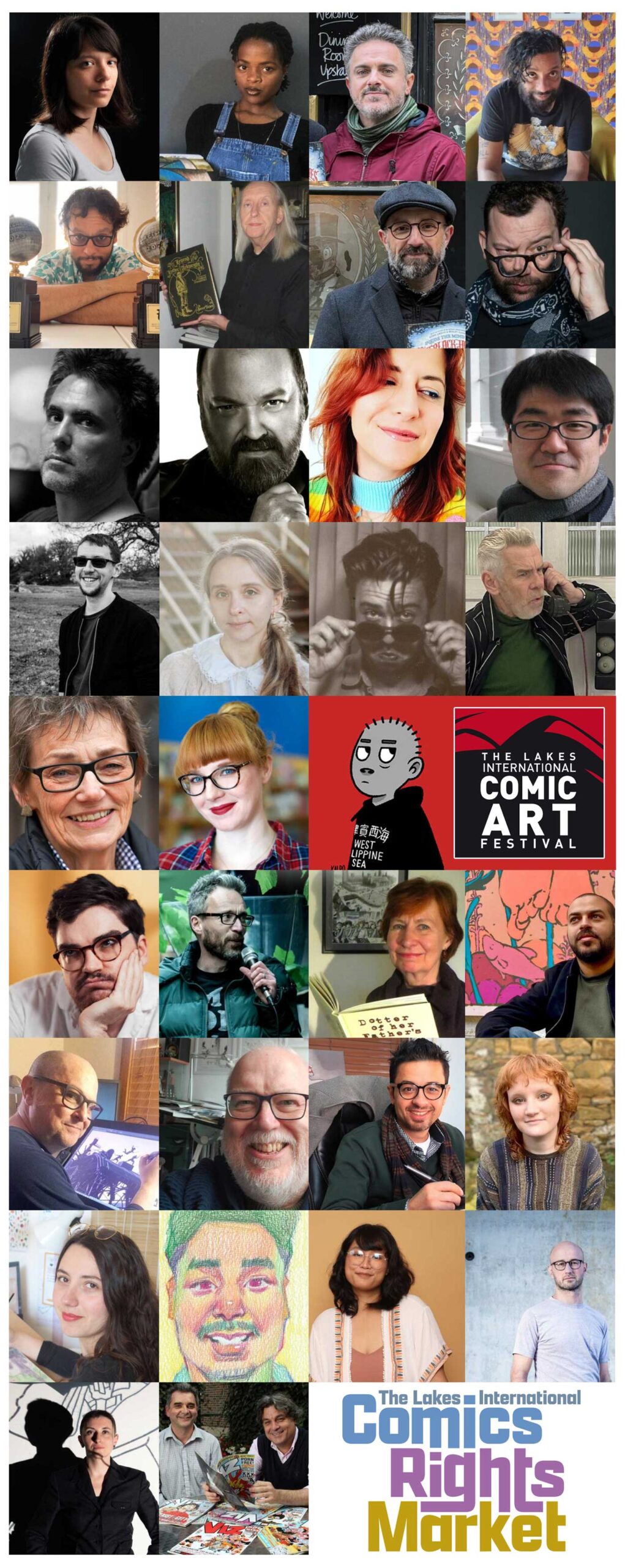 Lakes International Comic Art Festival 2024 Guest Line-up (as of 2nd July 2024)
