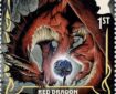 Royal Mail Dungeons And Dragons Issue - Red Dragon stamp - art by Wayne Reynolds