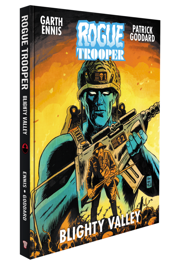 Rogue Trooper: Blighty Valley hardback - cover by Francesco Francavilla