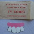 TV Comic Free Gift from No. 843, cover dated 10th February 1968 – Ken Dodd's Teeth in a packet!