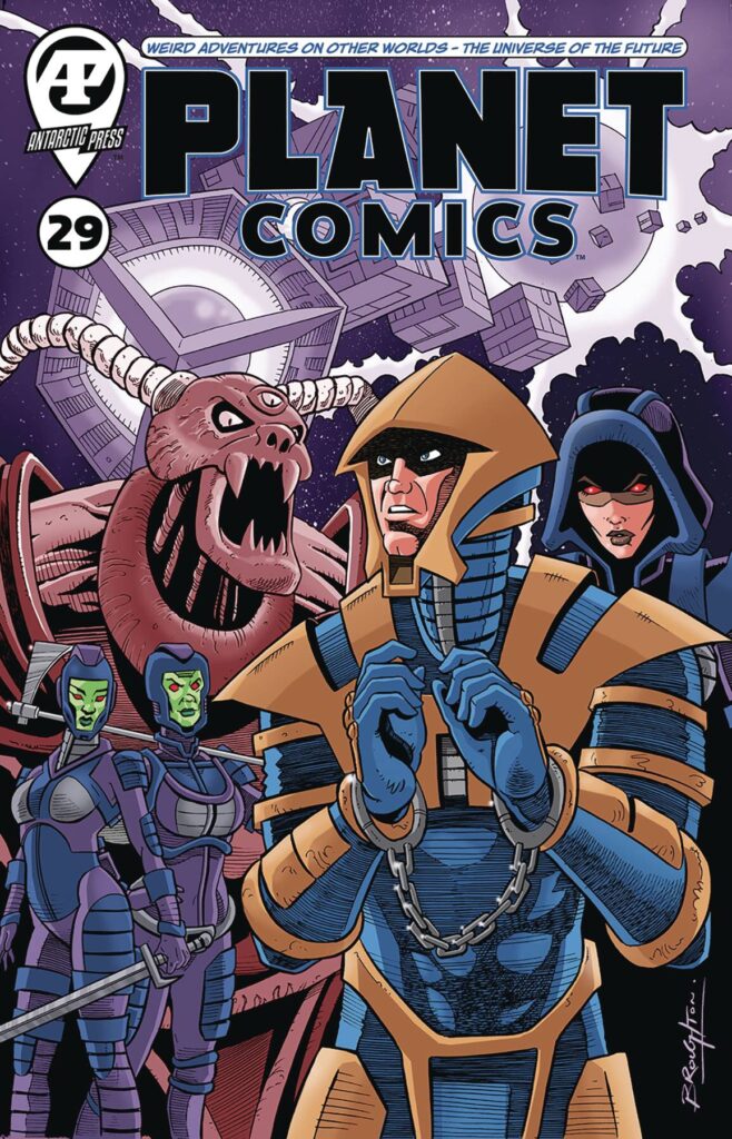 Planet Comics #29 - Shaman Kane cover by David Broughton (Antarctic Press, 2024)