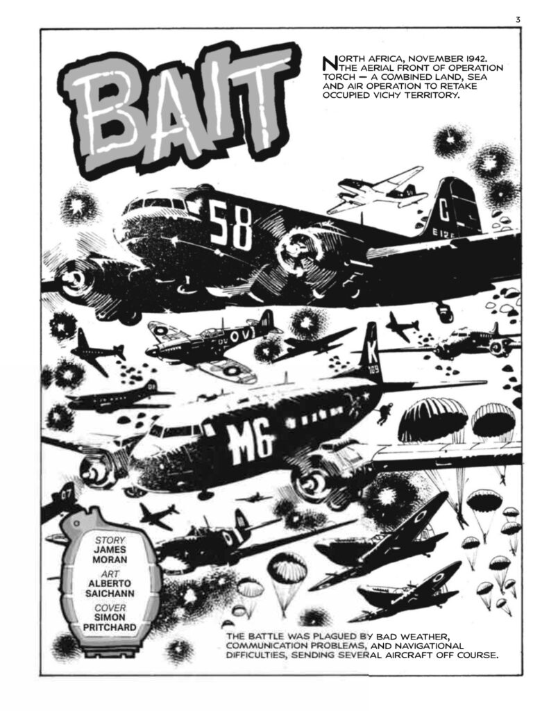 Commando 5783: Home of Heroes: Bait Story: James Moran | Art: Alberto Saichann | Cover: Simon Pritchard